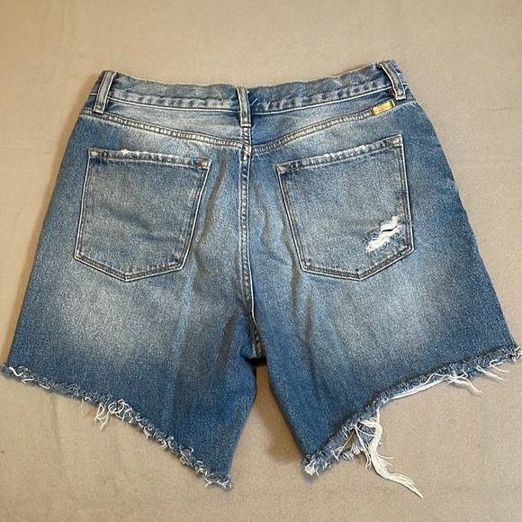 KanCan Jean Shorts Womens 13/30 Estilo Cut Offs Distressed Non Stretch Denim - Picture 2 of 14
